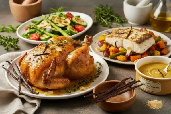 vanille en cuisine salée viandes poissons légumes