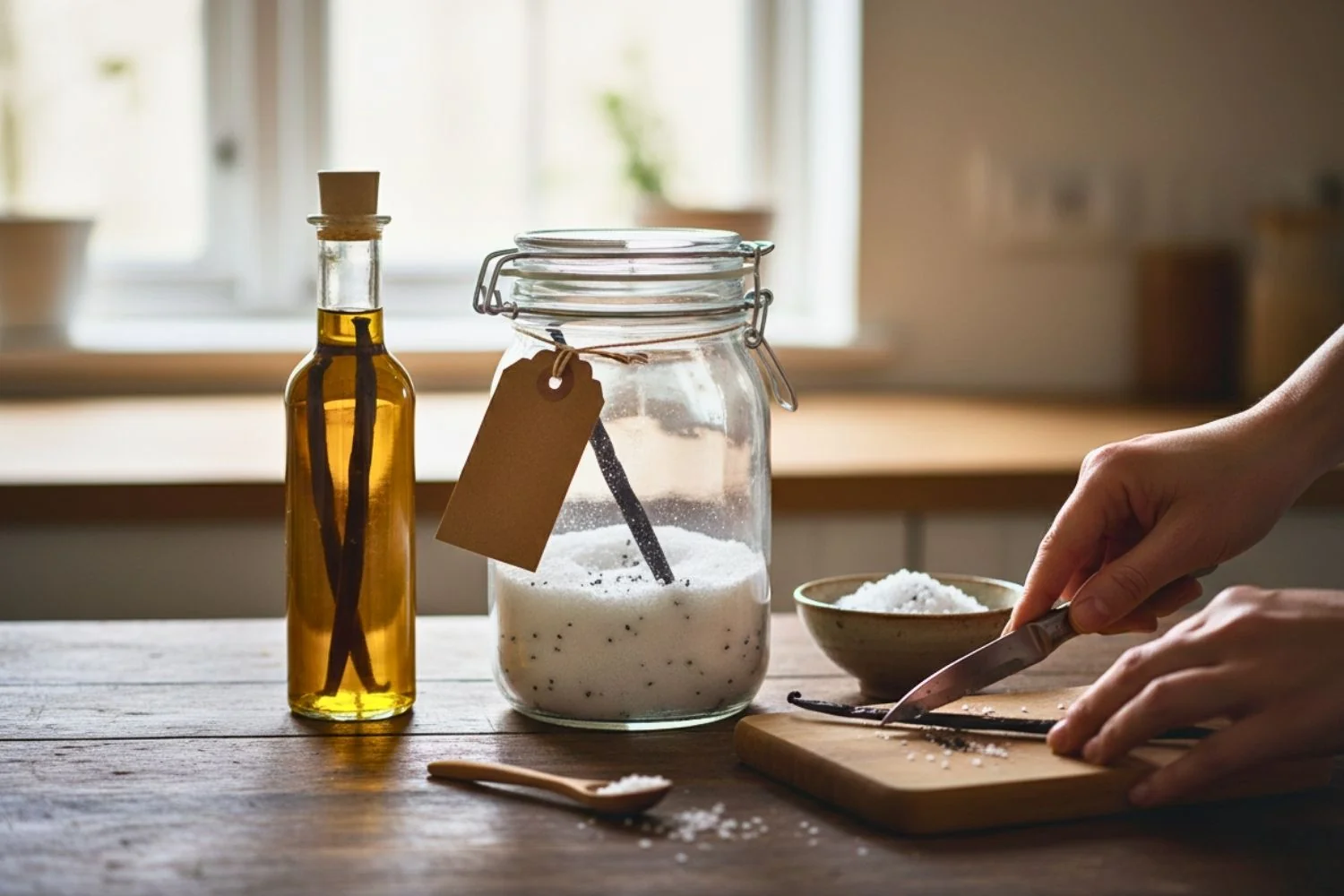 cadeaux gourmands DIY vanille