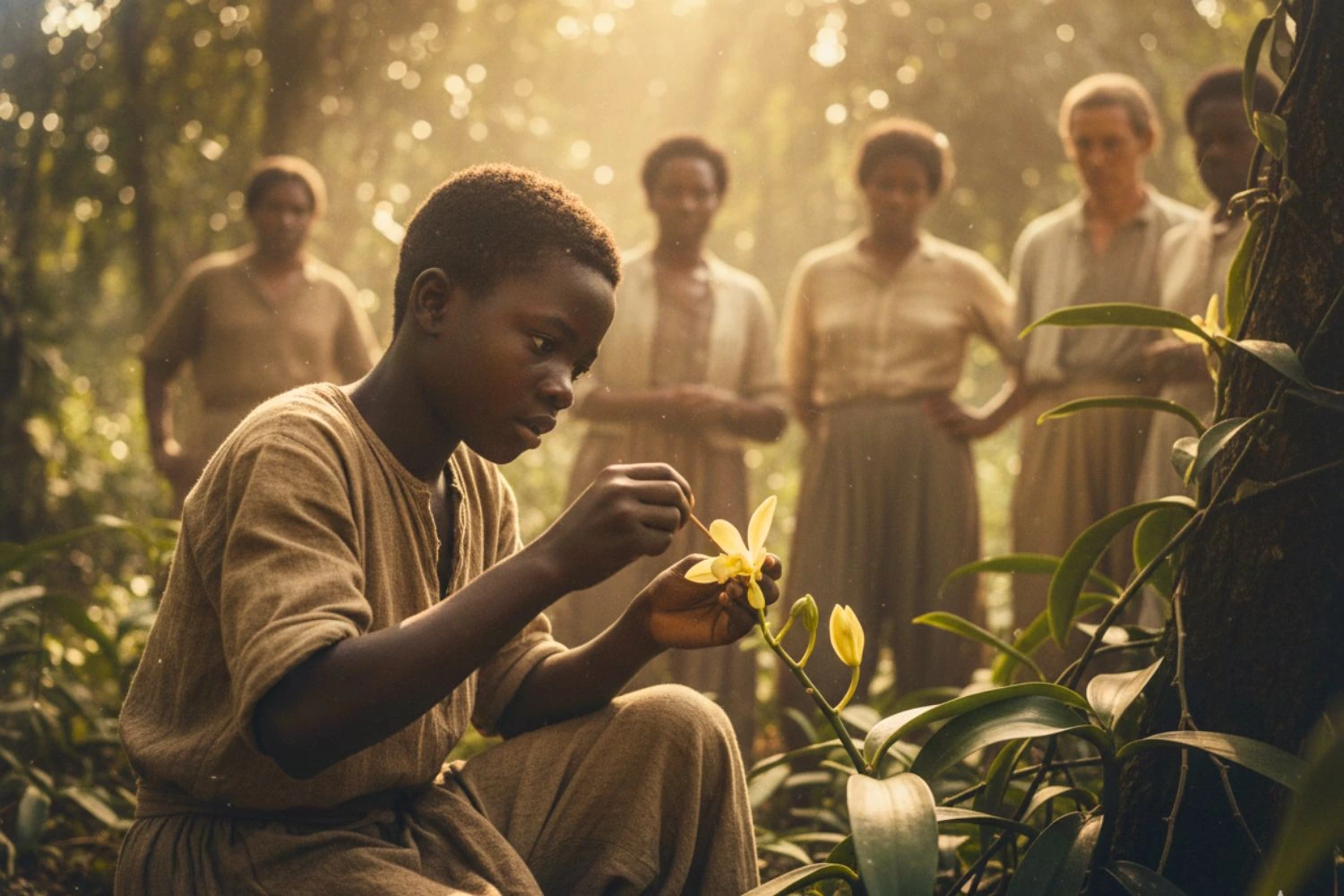 edmond albius histoire origine vanille